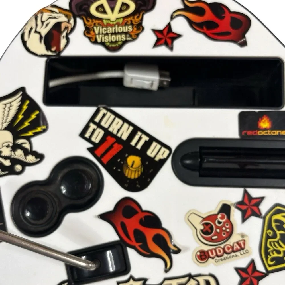 Nintendo Wii Guitar Hero Controller Gibson Les Paul RedOctane w Strap Tested